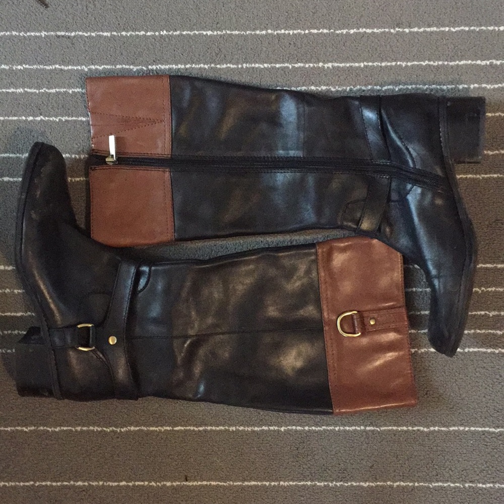Bandolino black/brown riding boot